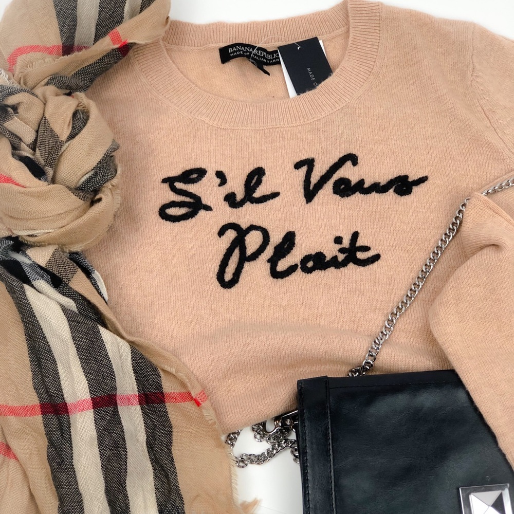 Banana Republic Wool-blend Crewneck Sweater